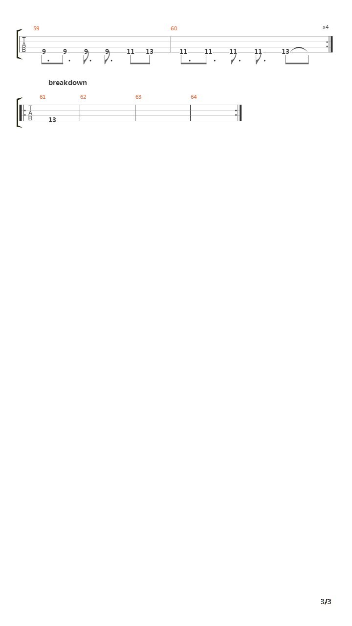 Thumper吉他谱