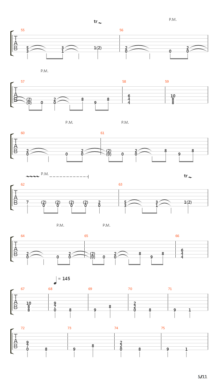 Left Hand Path吉他谱