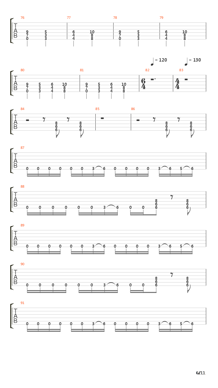 Left Hand Path吉他谱