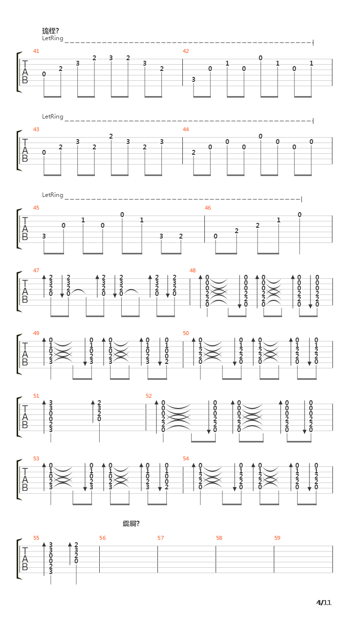 Vsadnik Iz Lda吉他谱