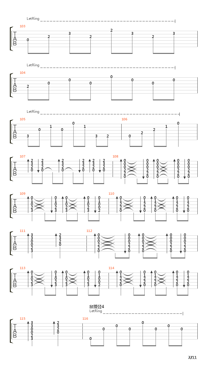 Vsadnik Iz Lda吉他谱