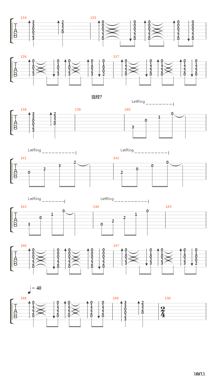 Vsadnik Iz Lda吉他谱