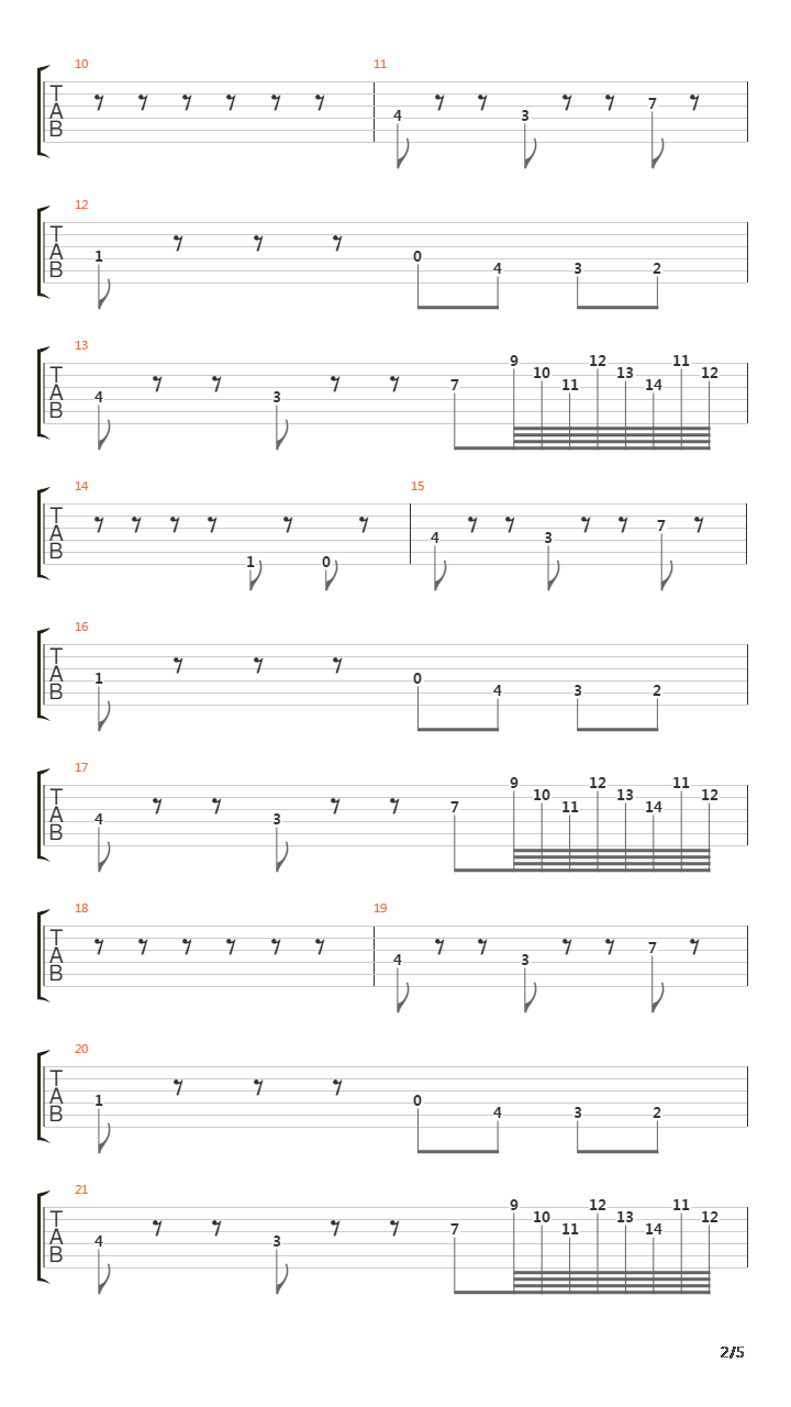 G-lesashvili Holycost吉他谱