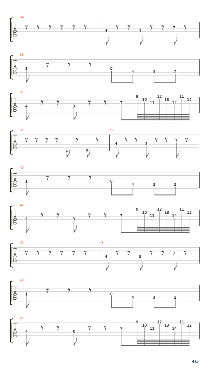 G-lesashvili Holycost吉他谱