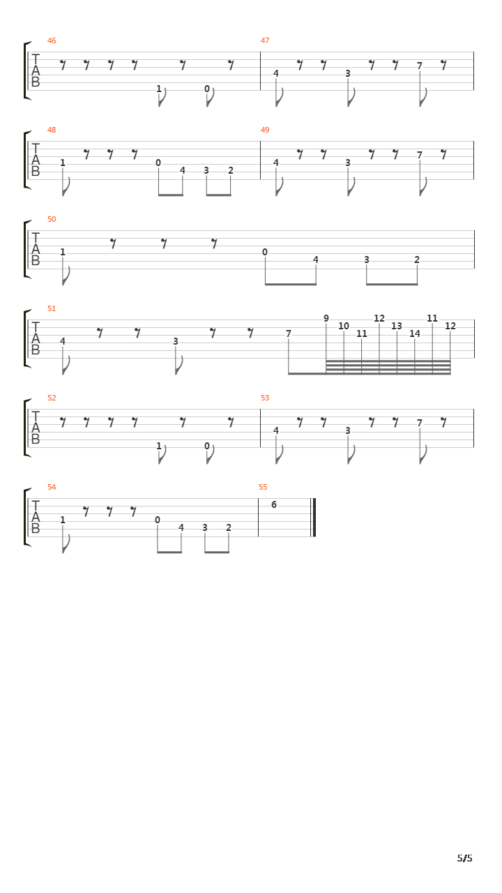 G-lesashvili Holycost吉他谱