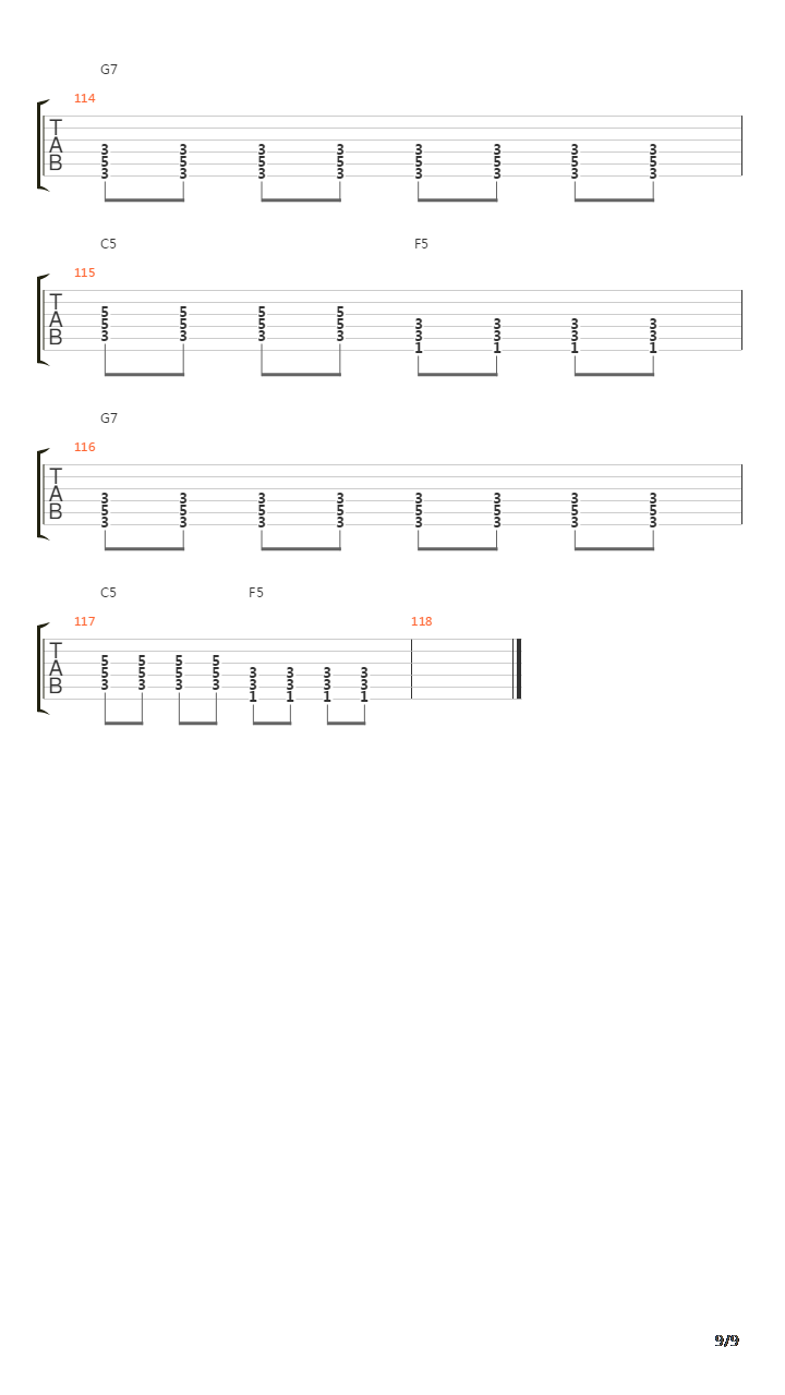 Afrikka Sarvikuonojen Maa吉他谱