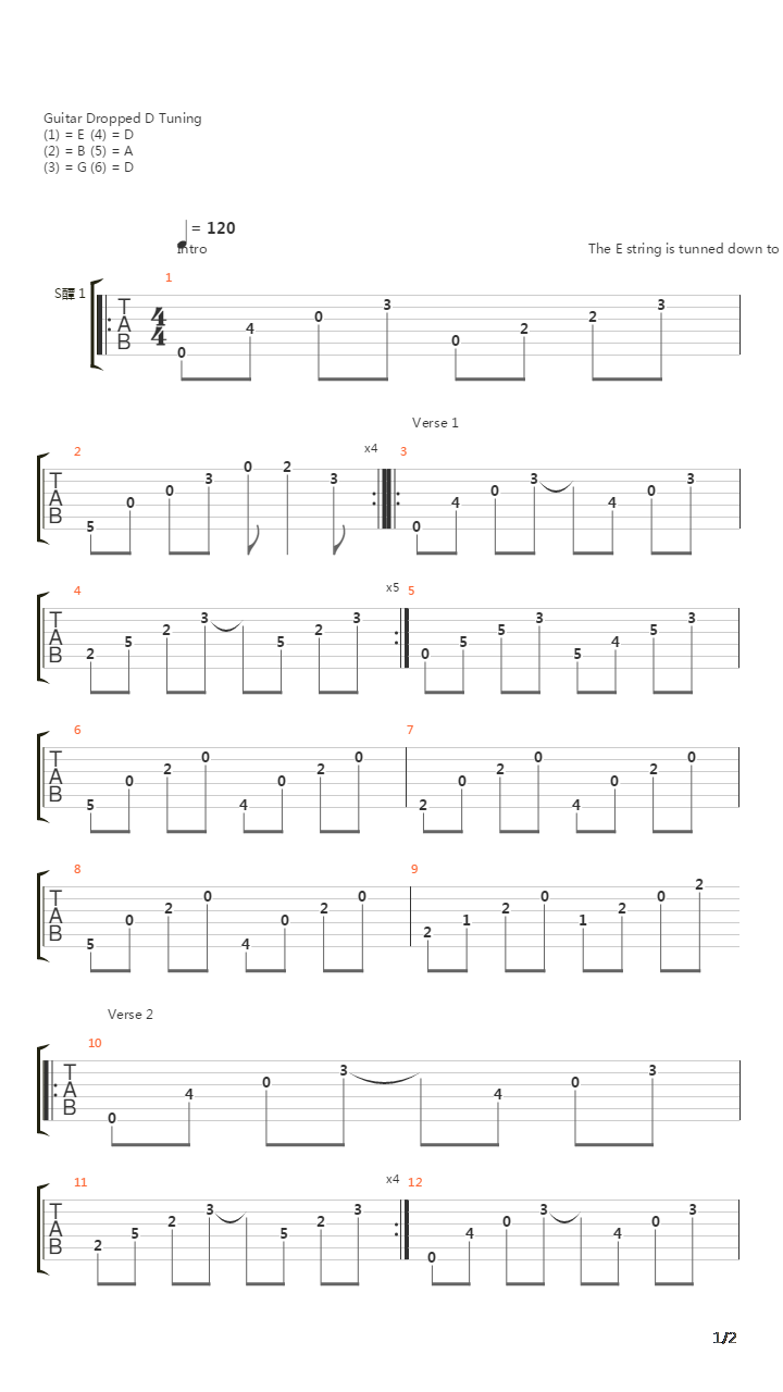 Connected吉他谱