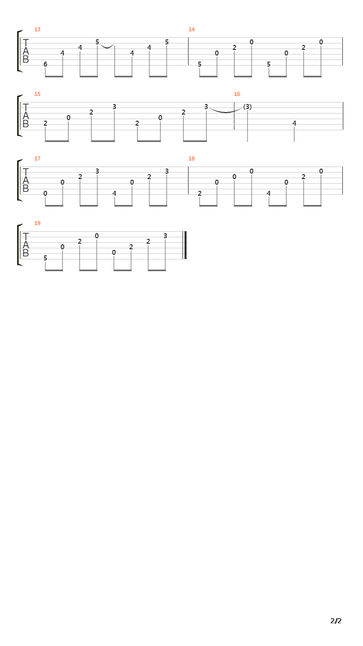 Connected吉他谱