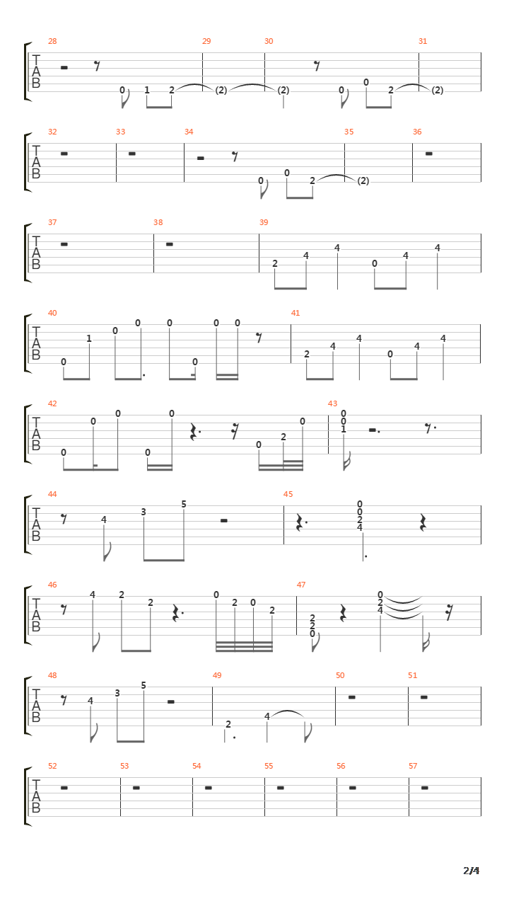 Cose Della Vita吉他谱