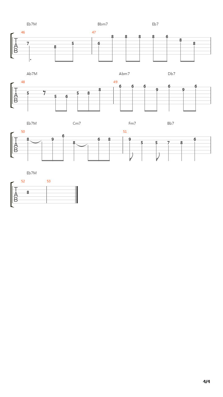 Misty吉他谱