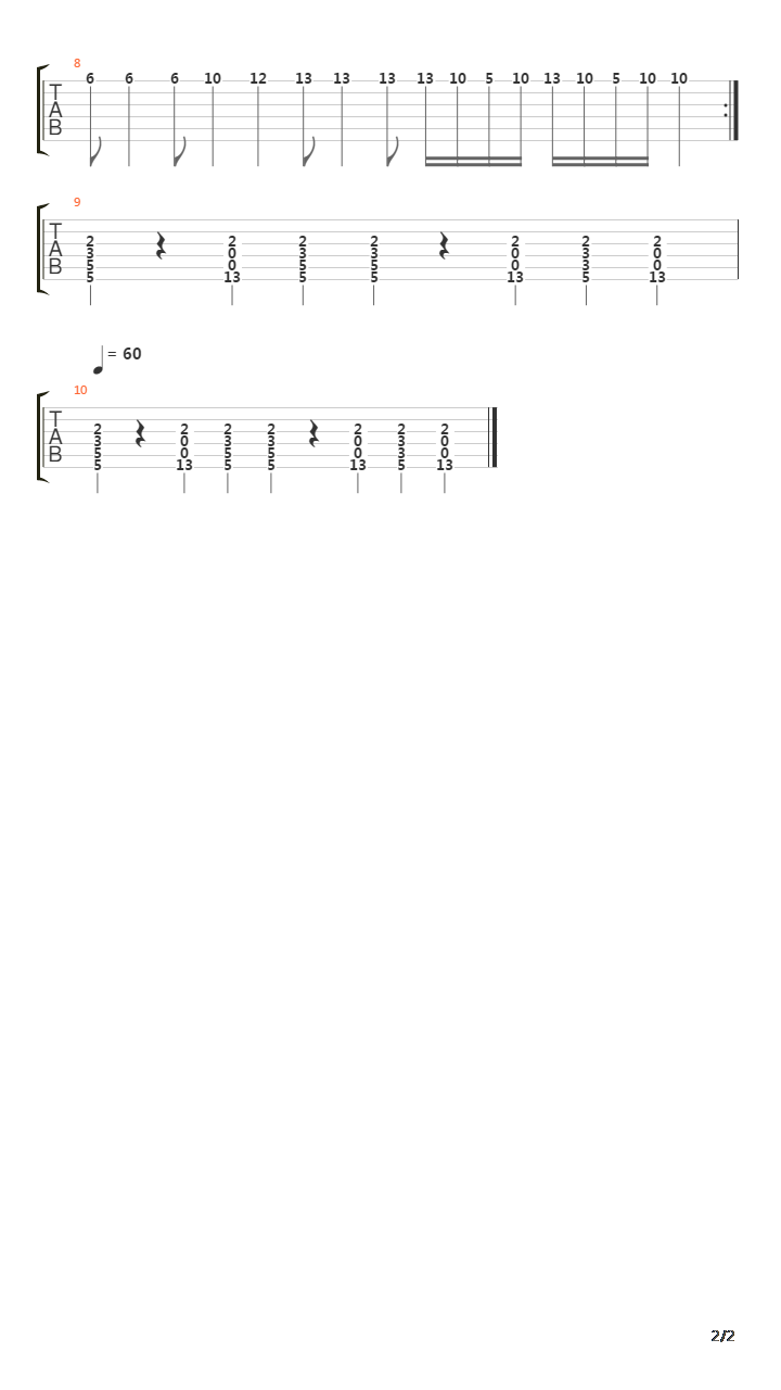 Zeimbekiko吉他谱