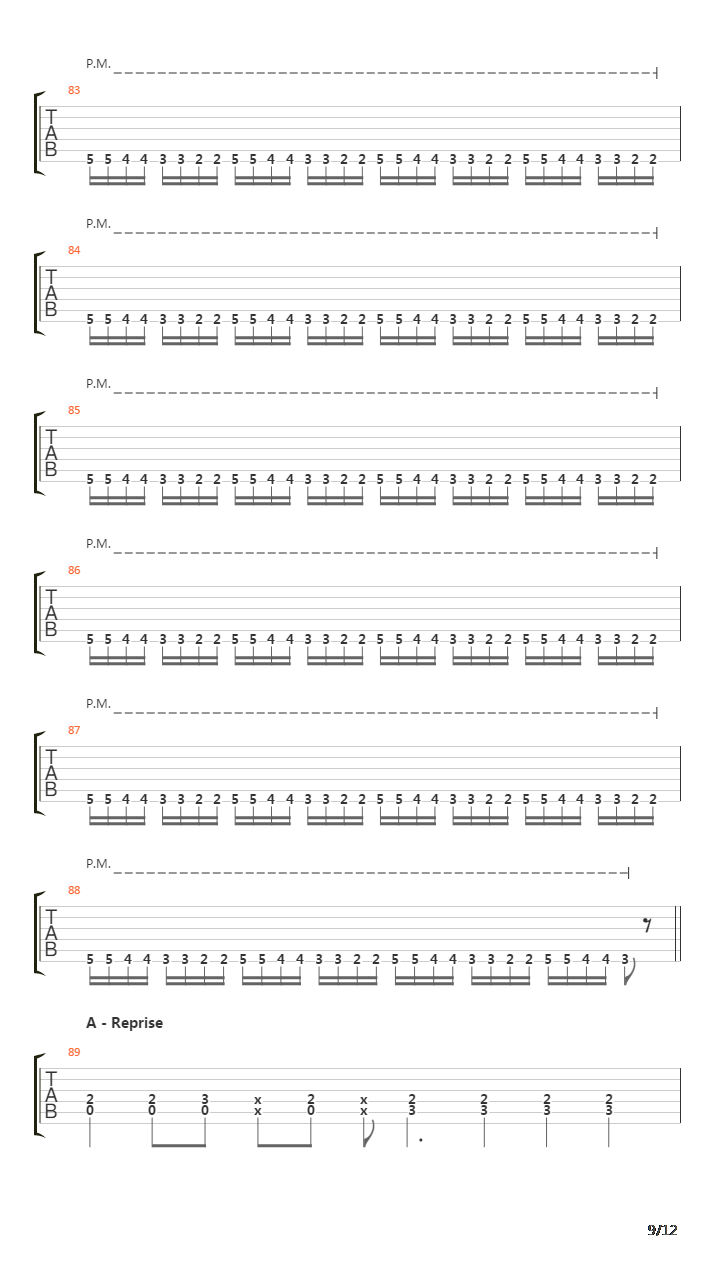 Teratologie吉他谱