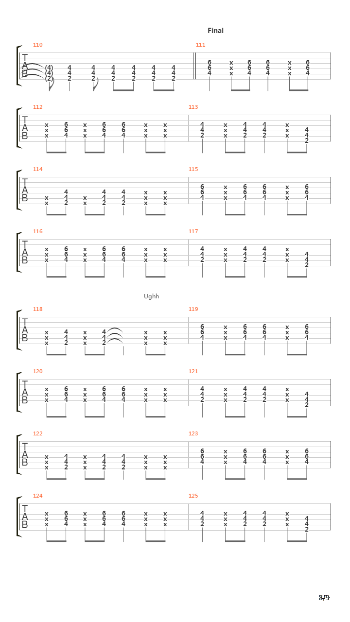 How Much Longer吉他谱