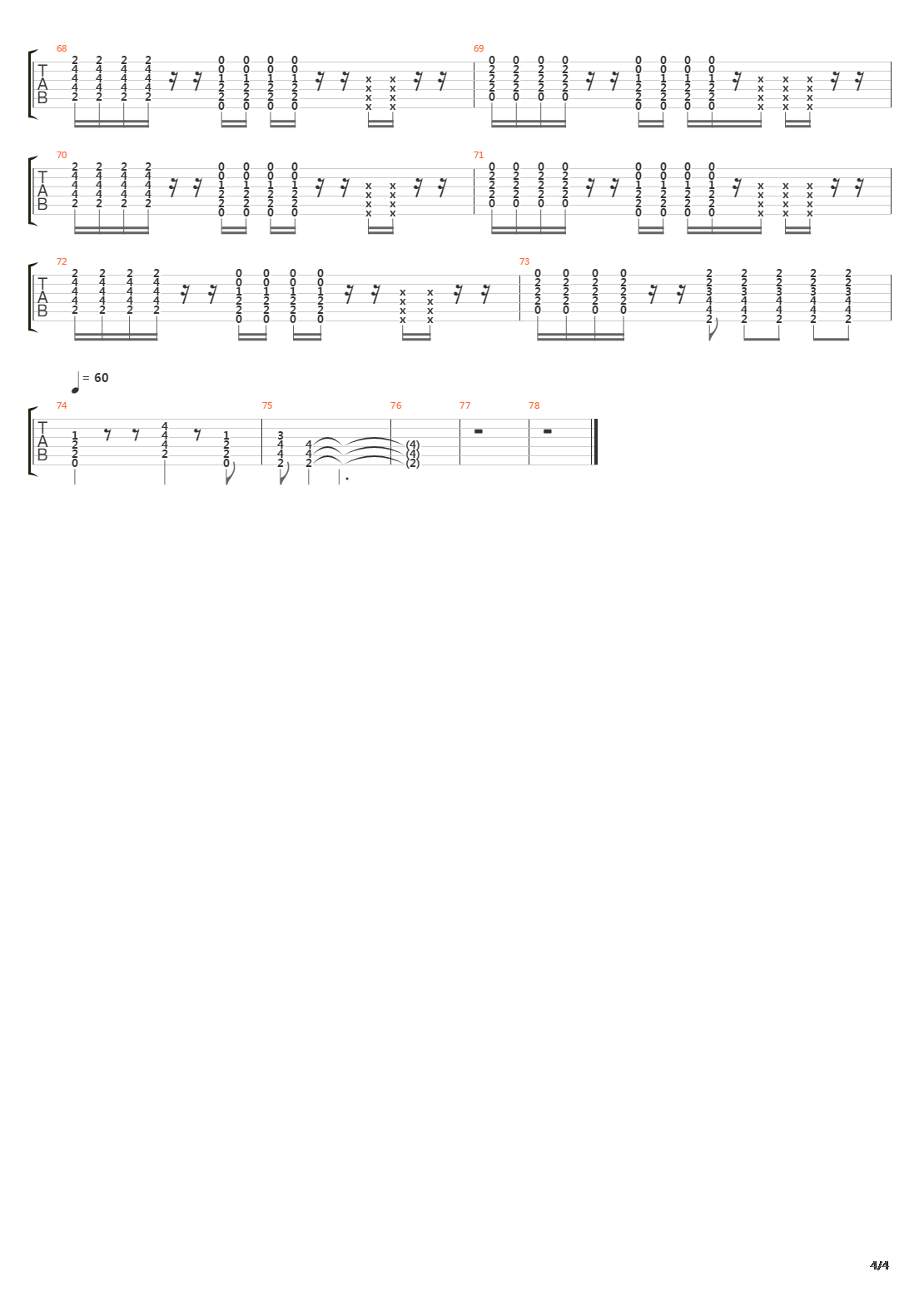 Inside Out吉他谱