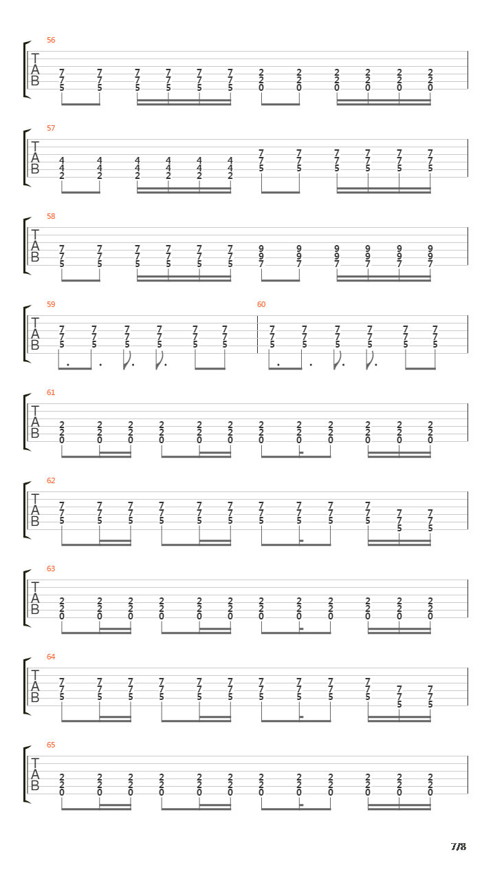 Open Road Song吉他谱