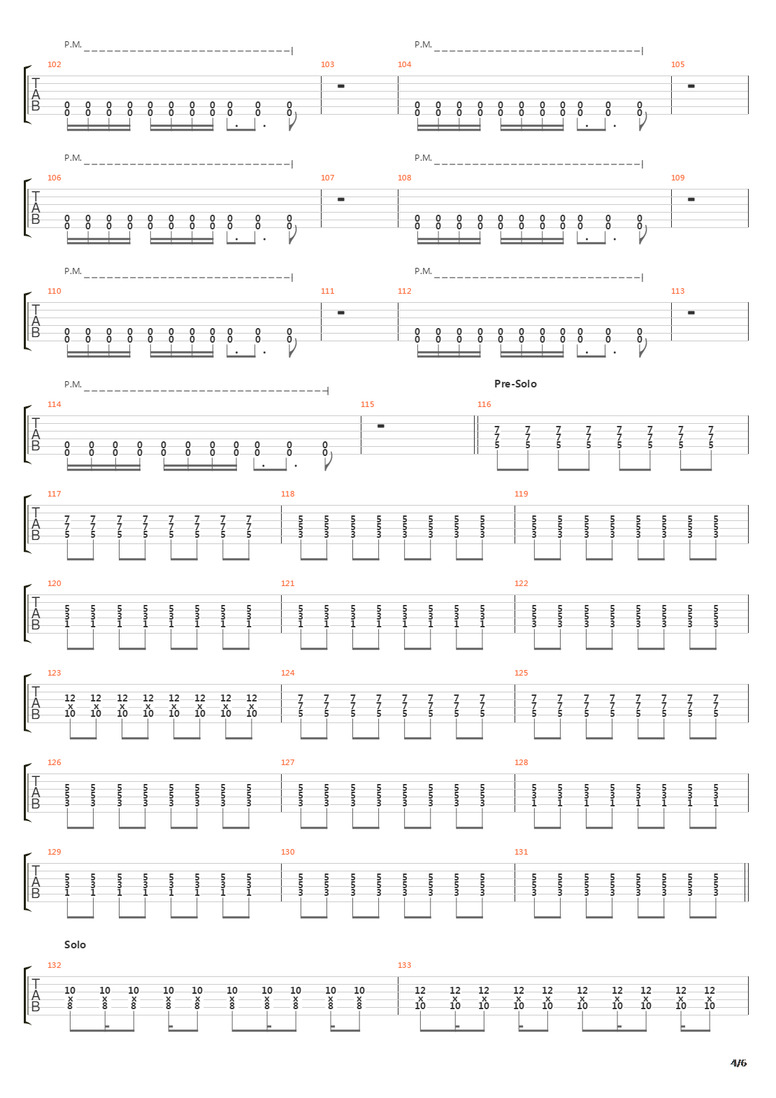 Sending Signals吉他谱