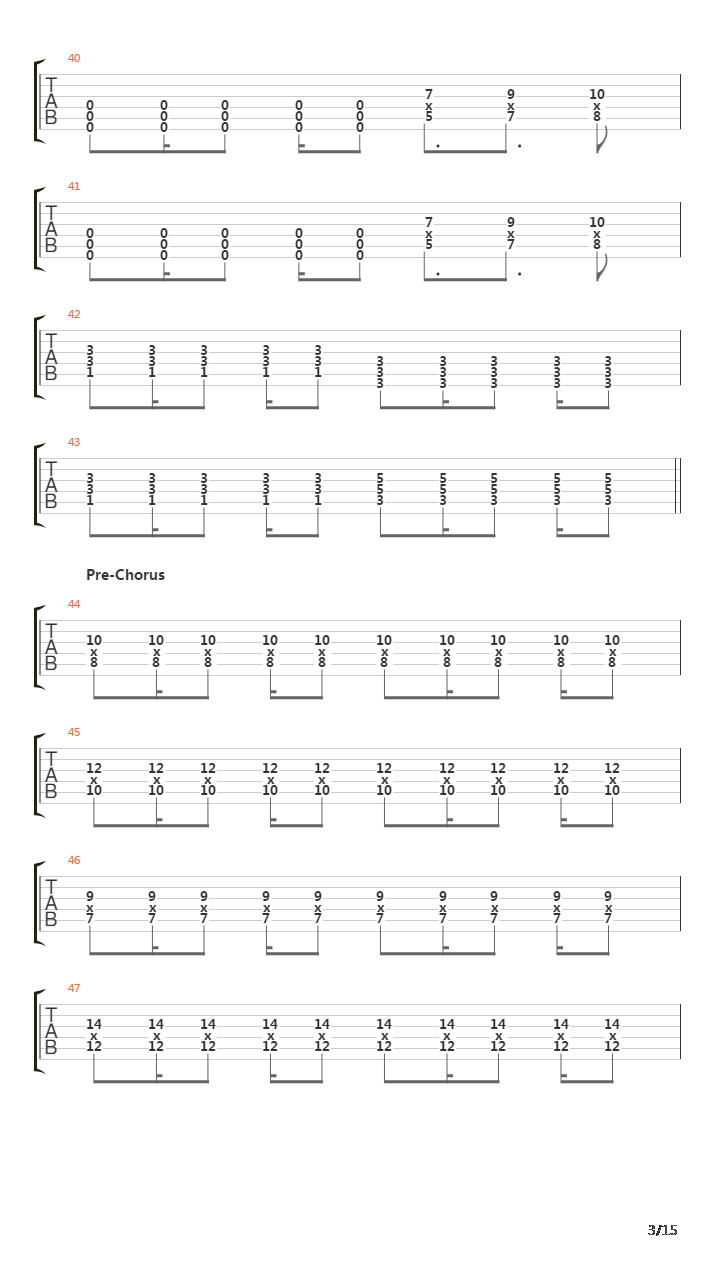 Sending Signals吉他谱