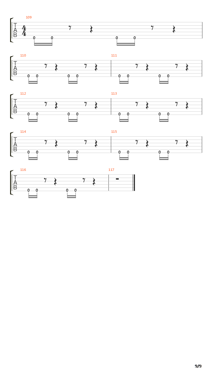 When The River Calls吉他谱