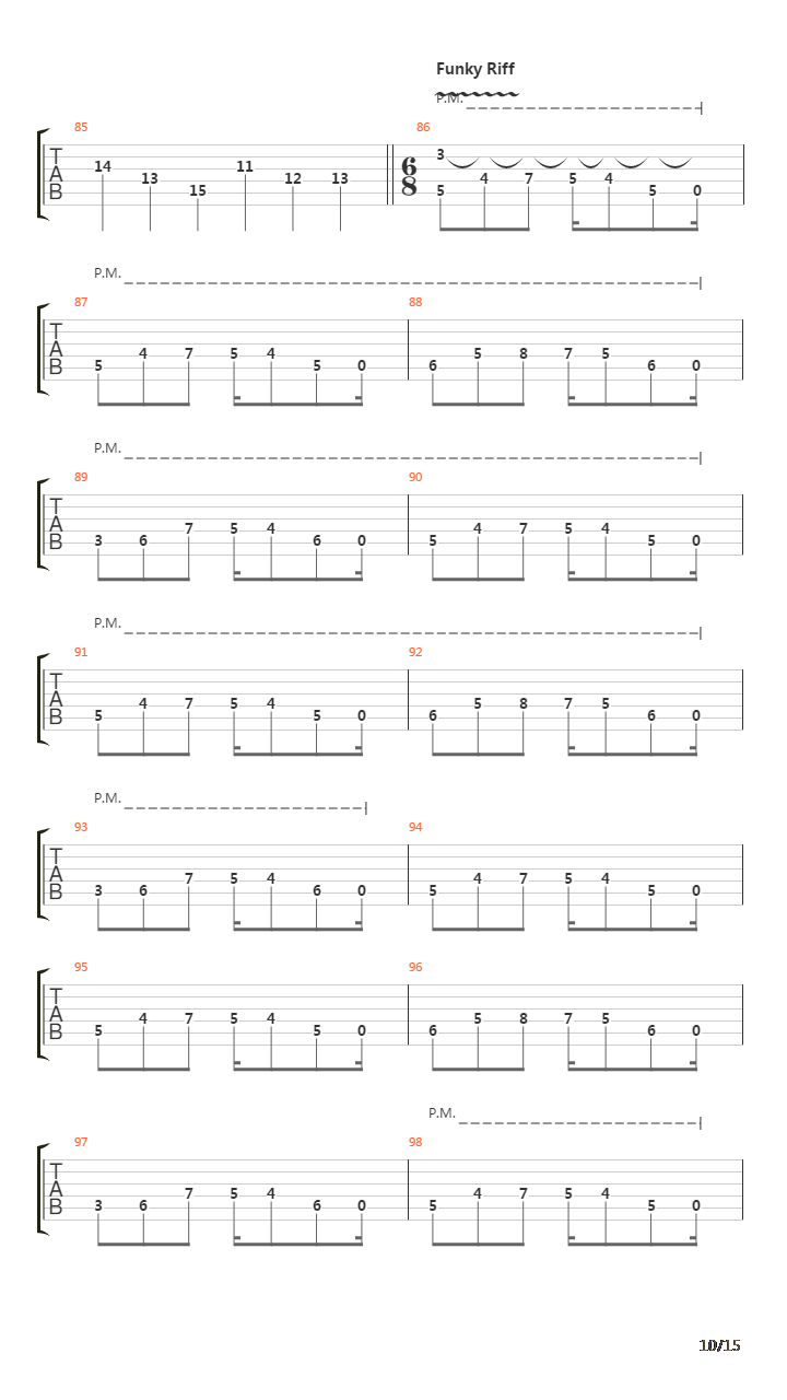 Den Za Dnem吉他谱