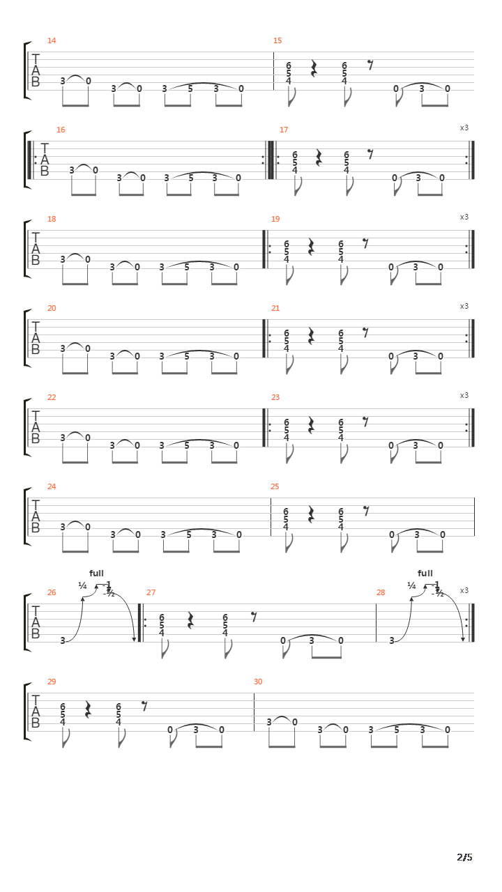 Gloom And How It Gets That Way吉他谱