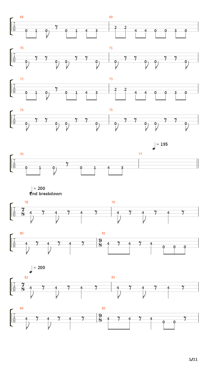 Logic Of Crocodiles吉他谱