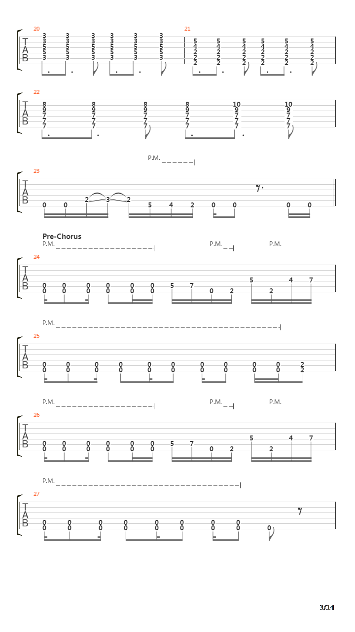 Cracks In The Wall吉他谱