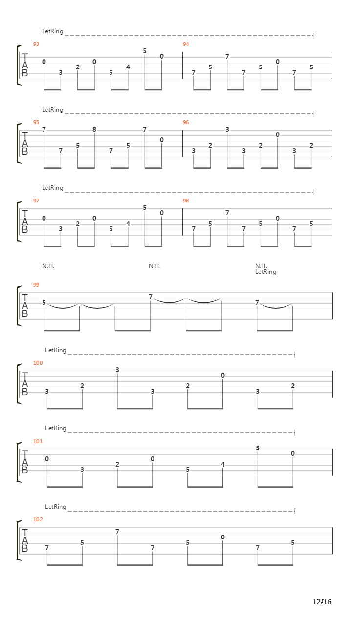 Cracks In The Wall吉他谱