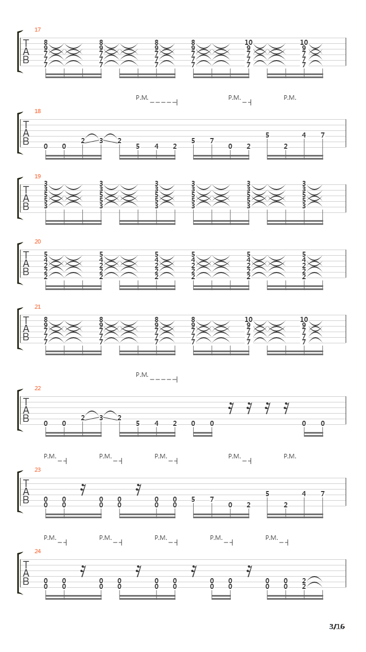 Cracks In The Wall吉他谱