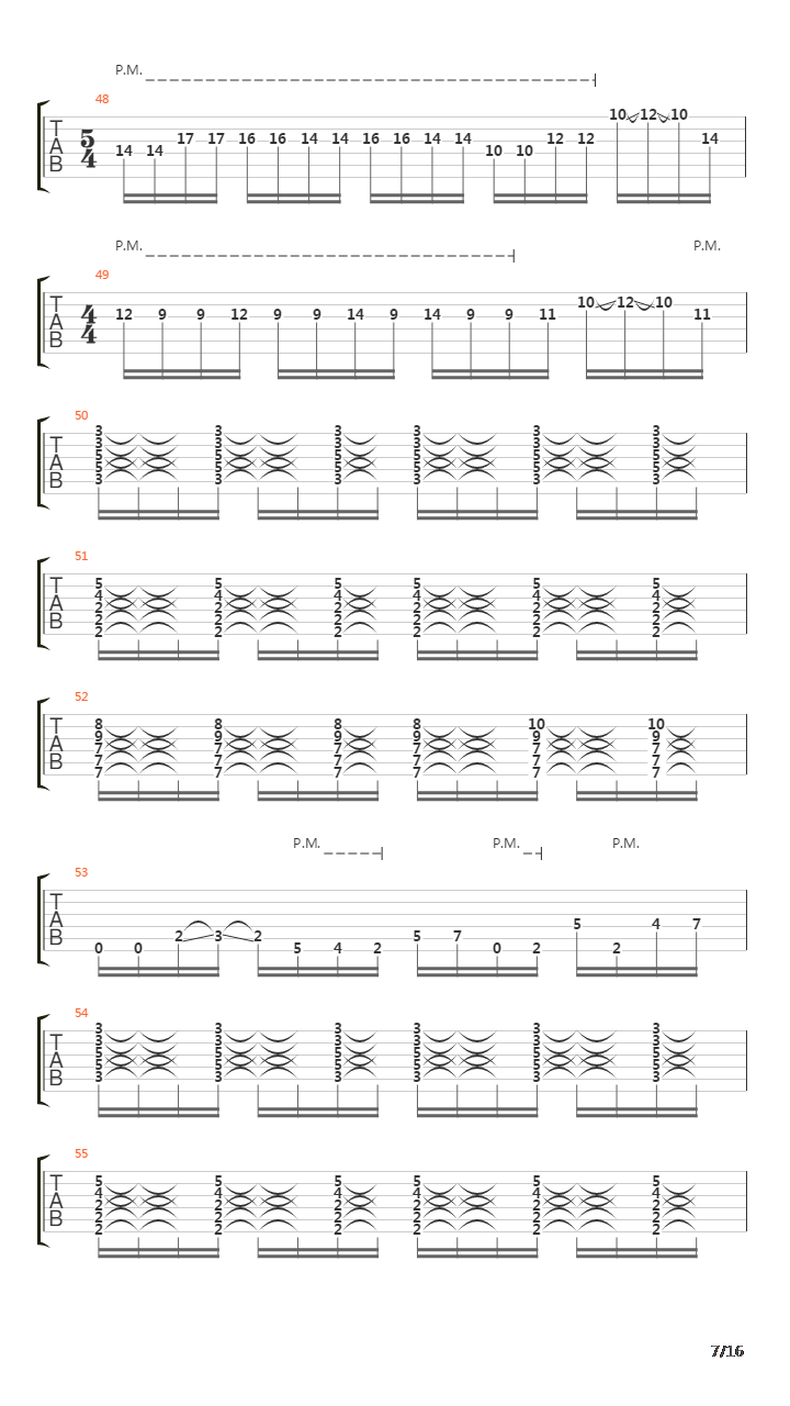 Cracks In The Wall吉他谱