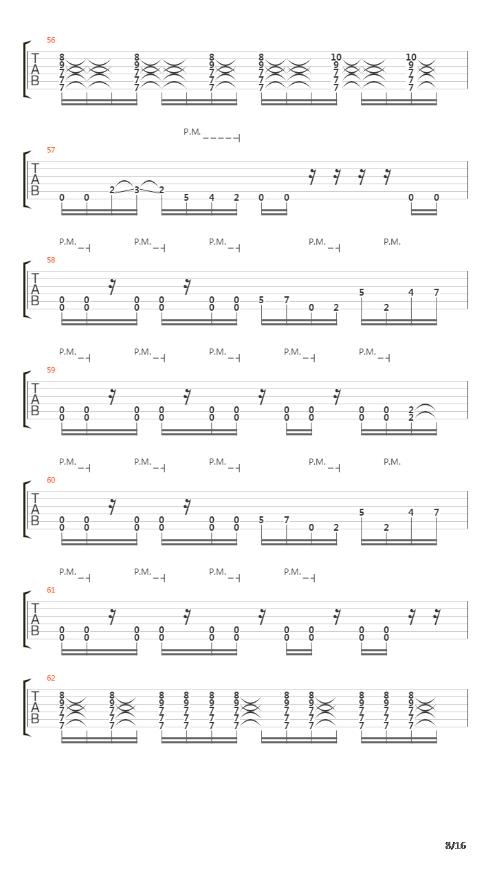 Cracks In The Wall吉他谱