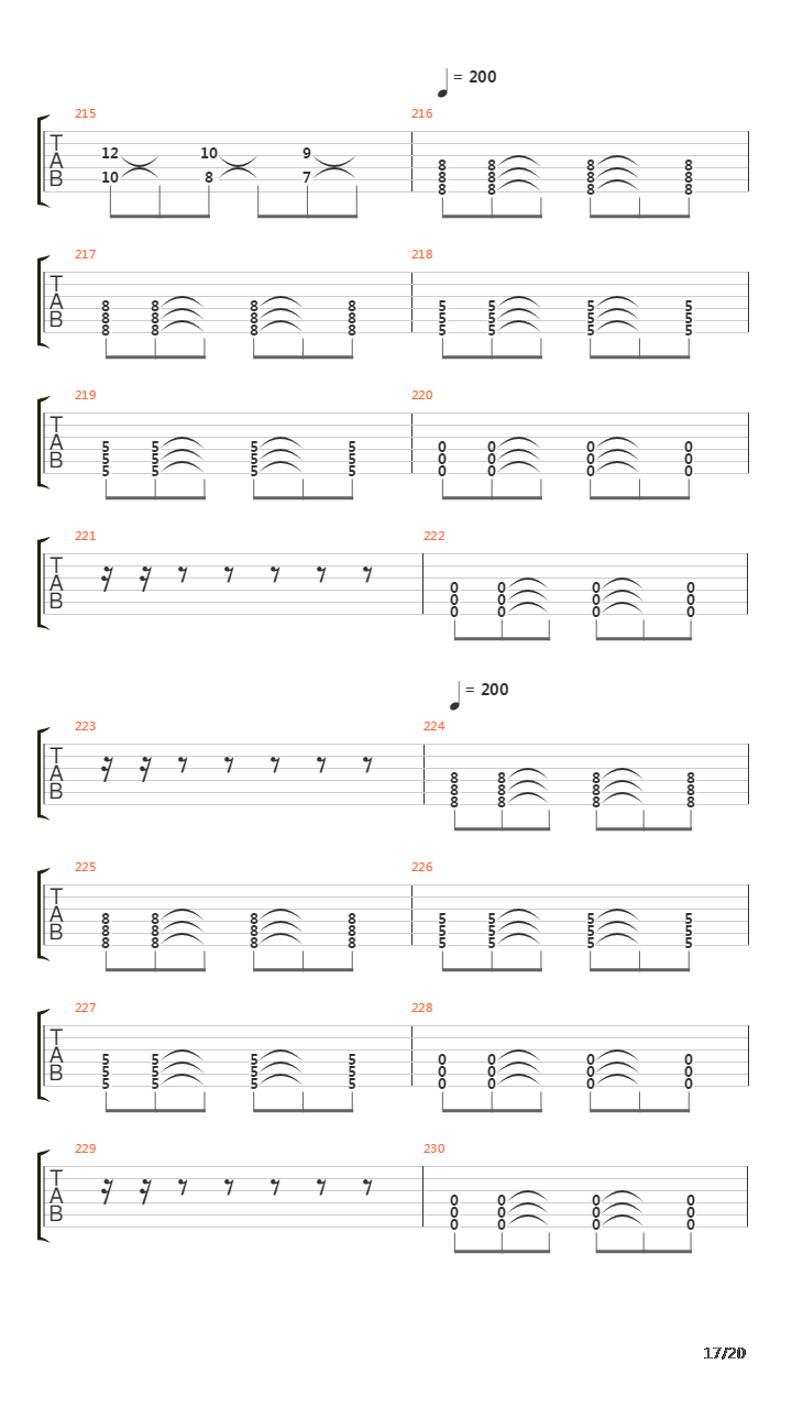 The Elysium Fields吉他谱