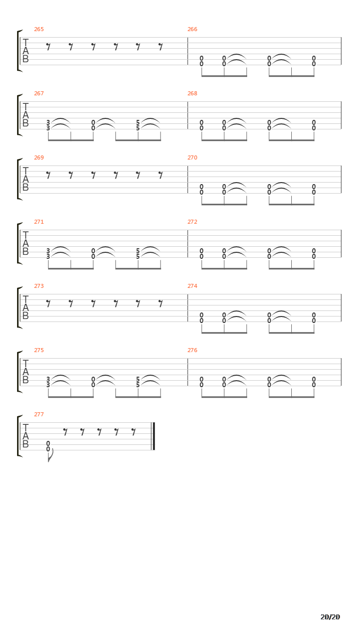 The Elysium Fields吉他谱