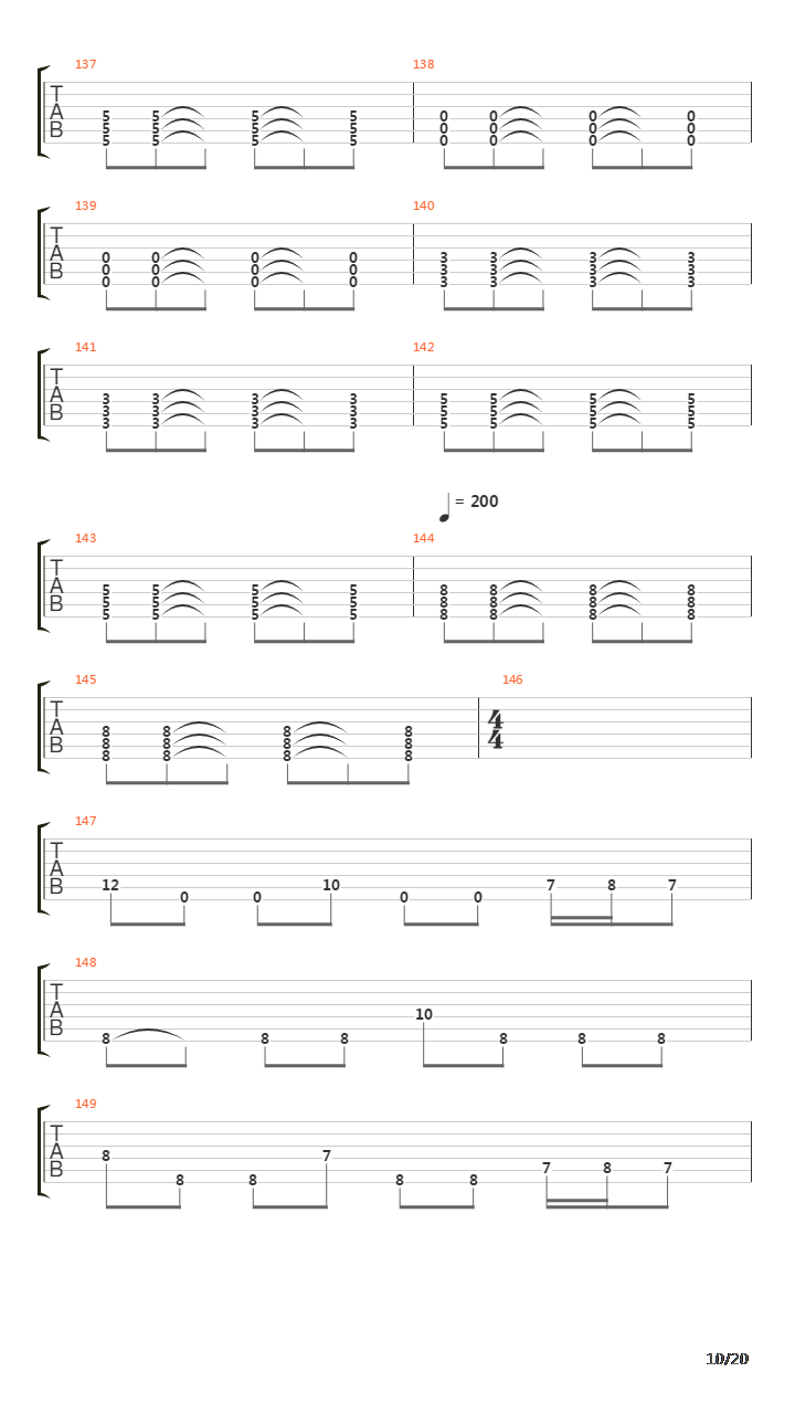 The Elysium Fields吉他谱