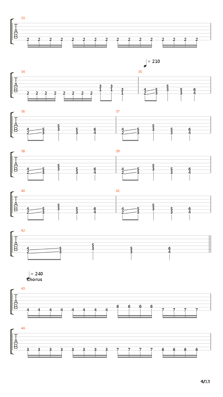 Necromaniac吉他谱