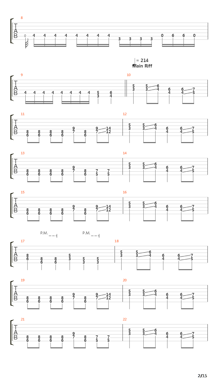 Open The Abscess吉他谱