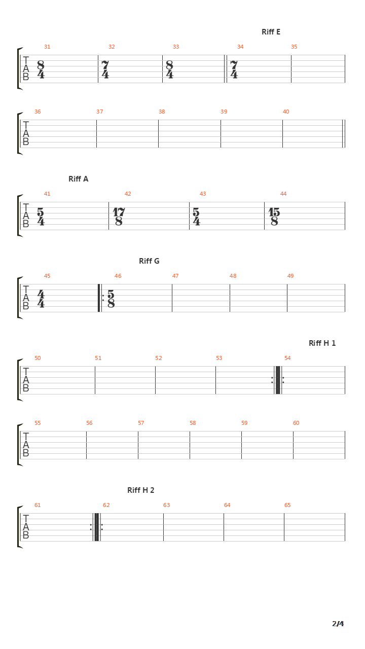 Ember吉他谱