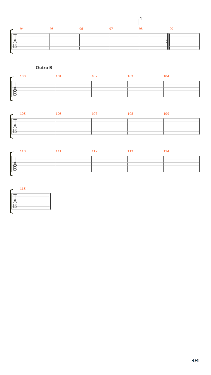 Ember吉他谱