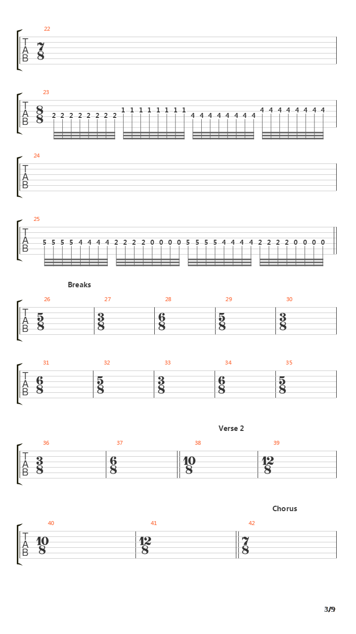 Renhetens Elv吉他谱