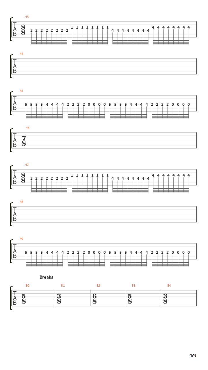 Renhetens Elv吉他谱
