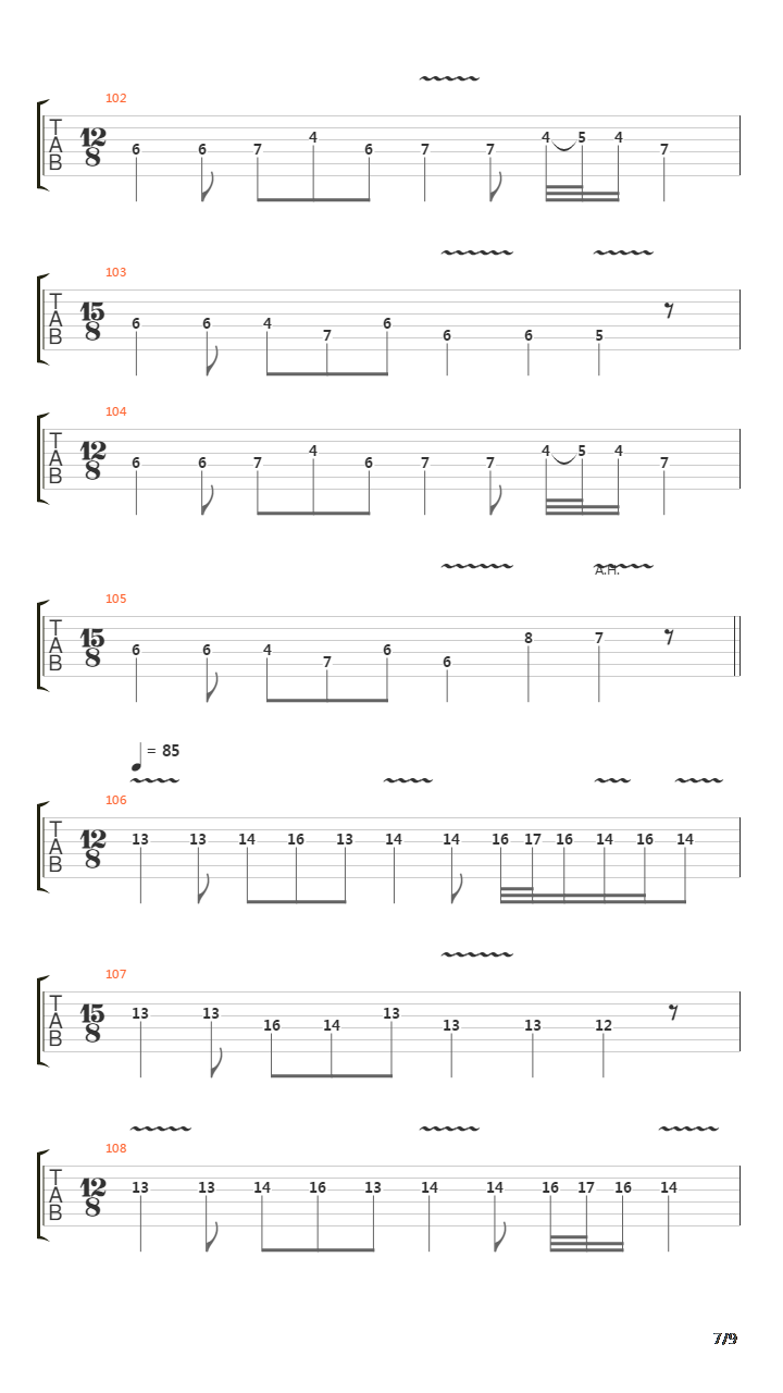Renhetens Elv吉他谱