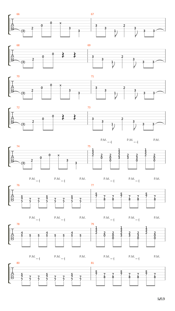 Cerca Del Suelo吉他谱