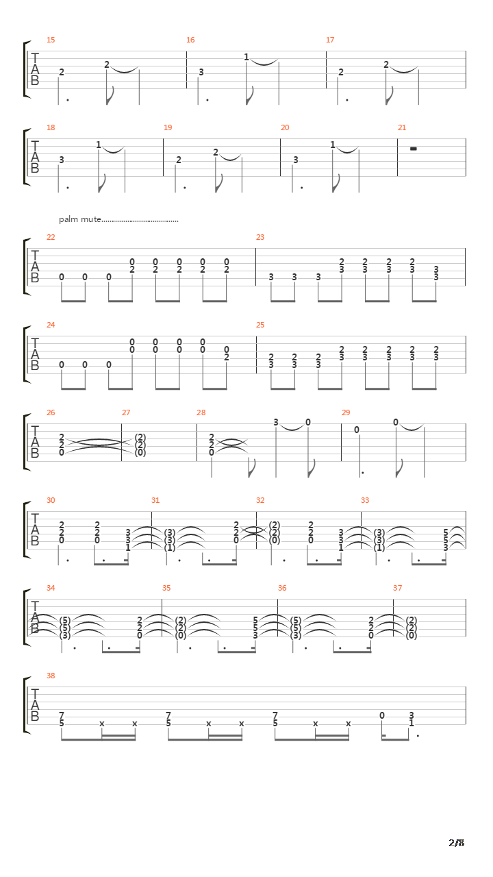 Deltoya吉他谱