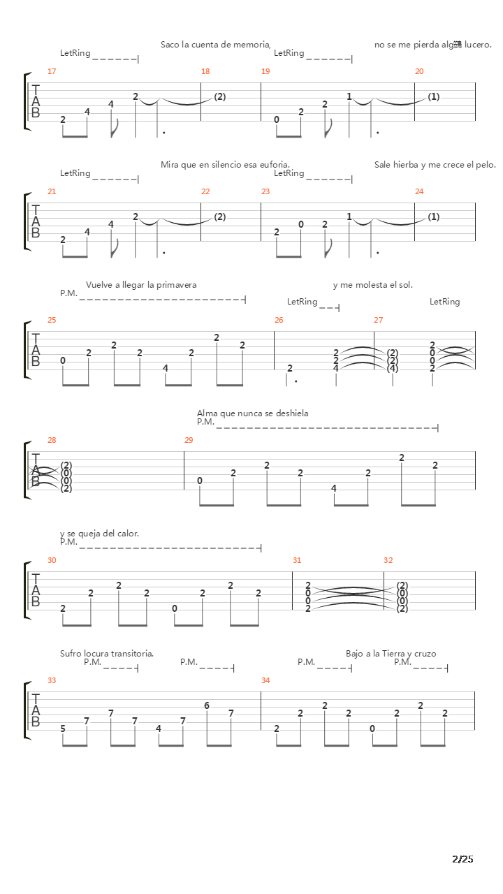 Locura Transitoria Acustico吉他谱