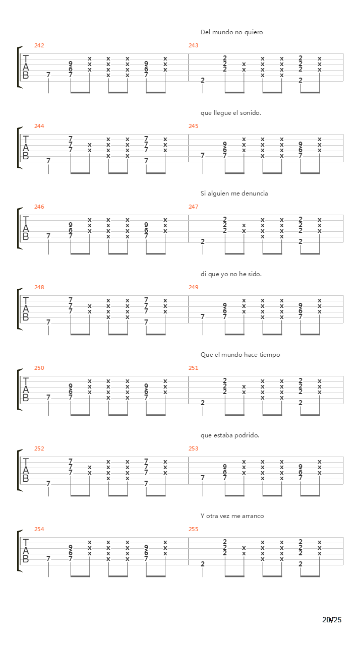 Locura Transitoria Acustico吉他谱