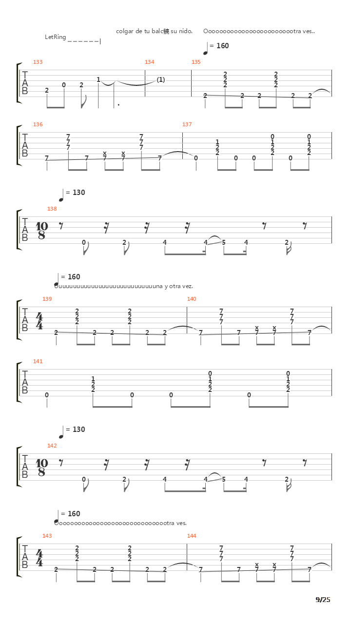 Locura Transitoria Acustico吉他谱