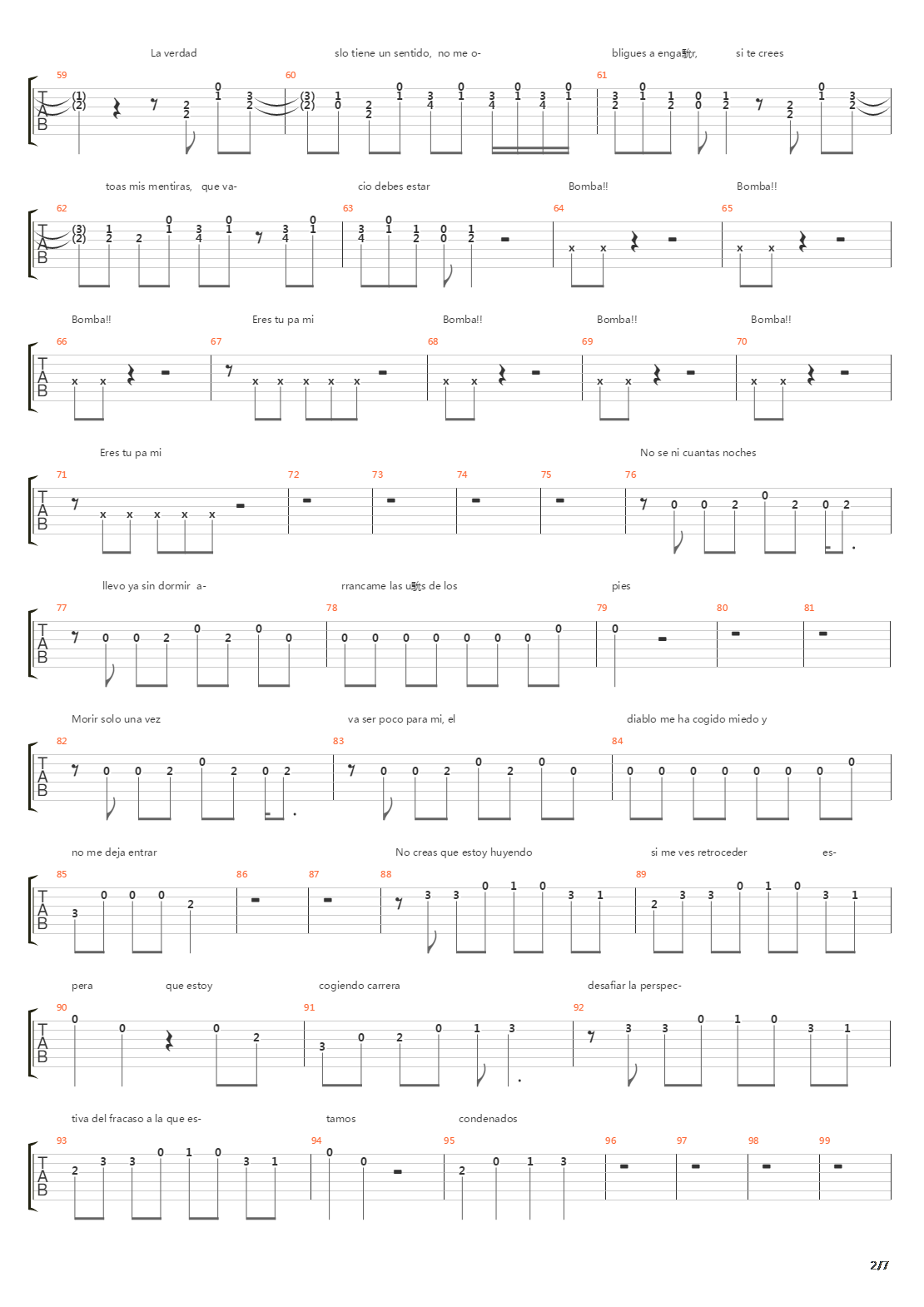 Pedr Fragmento吉他谱