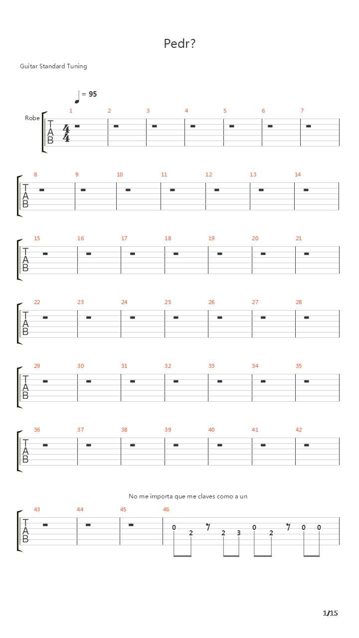 Pedr Fragmento吉他谱