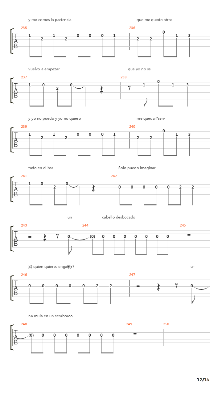 Pedr Fragmento吉他谱