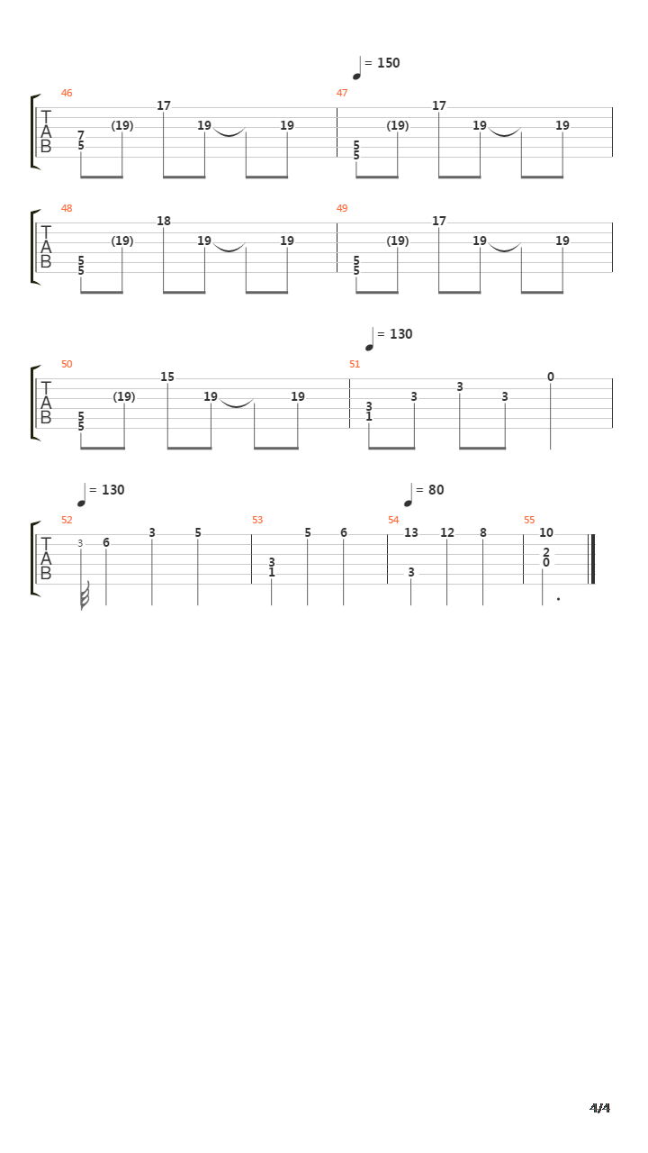 Interlude吉他谱