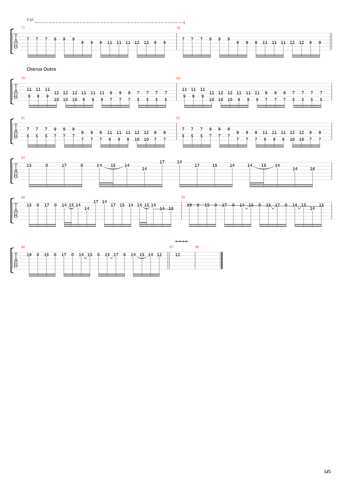 Reach吉他谱